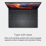 Dell 15 Laptop DC15255 - 15.6-inch FHD Touchscreen, AMD Ryzen 5-7530U, 8GB RAM, 512GB SSD, Black