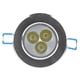 thumbnail image 4 of Bewildely Foco empotrable de luz de techo LED regulable de 3 * 3W Blanco frío 100-140V Iluminación y accesorios Frío Bewildely HA025577-01, 4 of 6