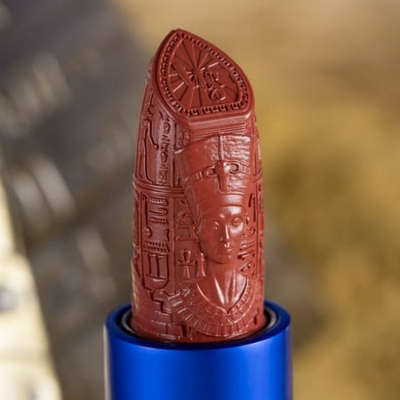 Whats Up Beauty - Egyptian Queen Lipstick - Shade Ankh Clean Cruelty Free Vegan Lip Makeup Rosewood Red