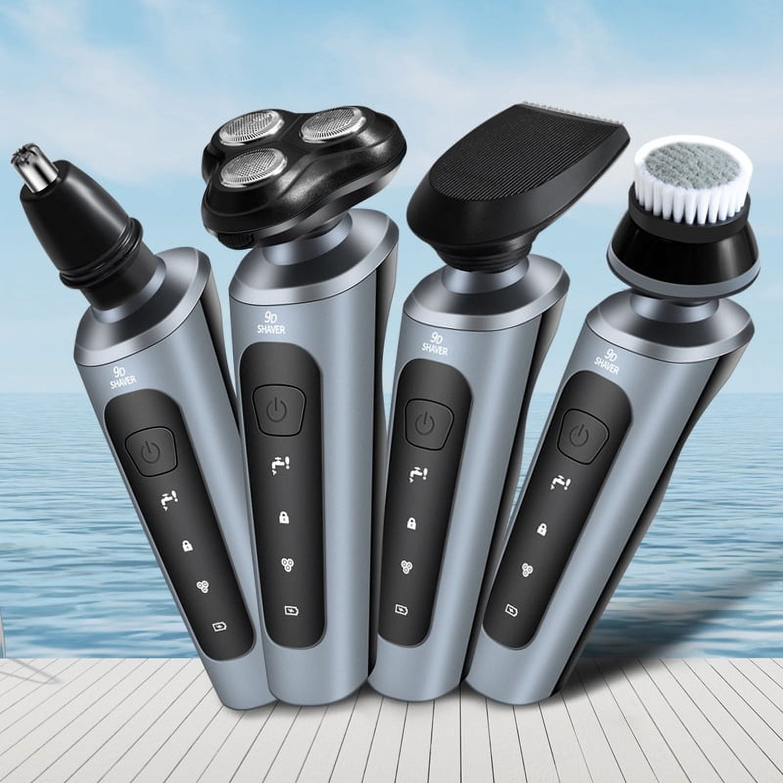 Electric Shaver for Men, Nano-trimming Technology for Precise Shaves, Waterproof Design for Wet or Dry Use, Quick 8-hour Charging for Long-lasting Performance