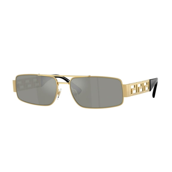 Versace Sunglasses VE2257 100230 60mm Gold / Green Mirror Silver Lens