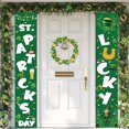 thumbnail image 1 of RKSTN Bannière de Porte en Tissu Polyester Décorations de Porte pour la Saint-Patrick Rideaux de Porte pour Fêtes Intérieures et Extérieures Drapeaux Suspendus, 1 of 5