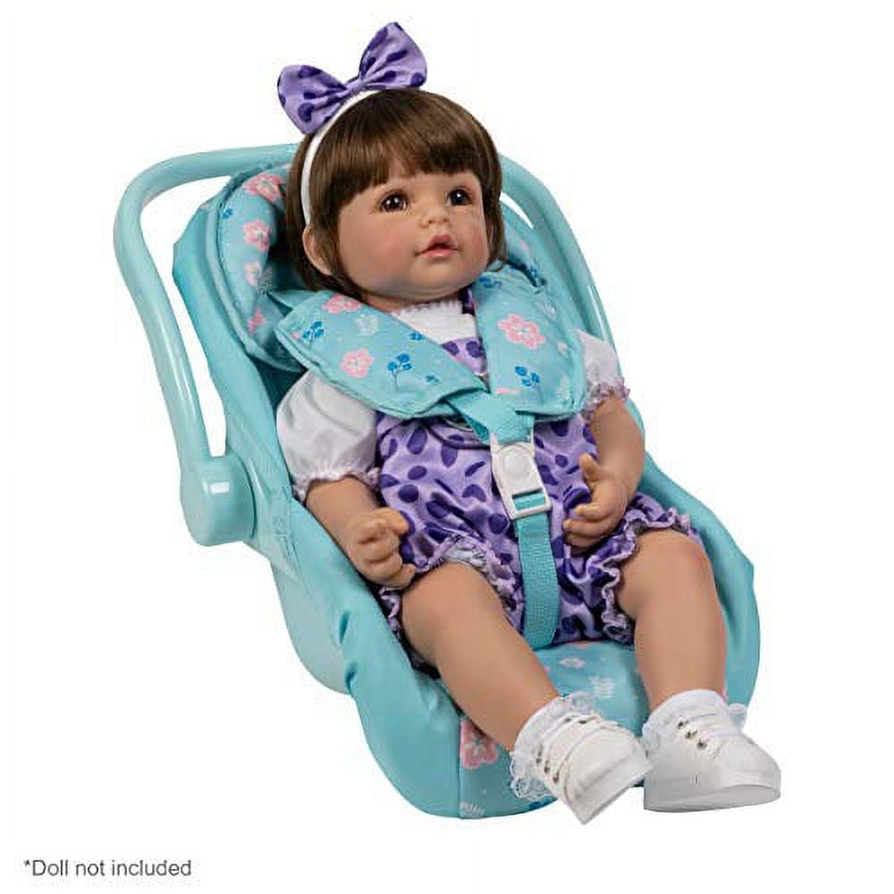 Adora Baby Doll Car Seat Blue Flower Power 29308