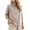 Khaki, variant on Women Plaid Shirts Trendy Tie Knot Waisted Tops Short Sleeve Crew Neck Casual T Shirt Y2k Cute Summer Fashion Blouses