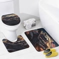 thumbnail image 4 of Animal Guardian America 4 Piece Shower Curtain Sets, with Non-Slip Rugs, Toilet Lid Cover And Bath Mat, for Bathroom Decor Set, 4 of 8
