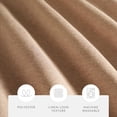 thumbnail image 3 of Linen-Look Shower Curtain by Comfort Canopy, 72" x 72", Mocha, 3 of 7