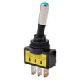 thumbnail image 1 of Chendee 12Mm Automotive Toggle Switch Led Asw-15D Spst 2 Position 3 Pin On Off 12/24V Dc,Blue, 1 of 5