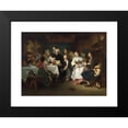 thumbnail image 2 of Ludwig Knaus 14x11 Black Modern Framed Museum Art Print Titled - Baptism (The Christening) (1860), 2 of 5