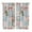 Green Pink Yellow, variant on Green Blue Pink Botanical Kitchen Curtains 63 Inch Length, Spring Floral Vintage Grommet Top Bedroom Living Room Curtains, Light Filtering Cafe Curtain Drapes 2 Panels Set 84''x63''