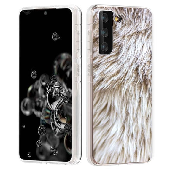 TalkingCase Slim Phone Case Compatible for Samsung Galaxy S21 5G, S30,(Not S21+,S21 Ultra),Komondor Fur Print,Lightweight,Flexible,Soft, USA