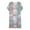 ZA01_Grey, variant on Baberdicy Nightgowns for Women Summer Cotton Silk Short Sleeved Sleep Dress for Middle Aged Women New Loose Fitting Home Wear Elderly Sleepwear Plus Size Dress Nightgowns for Women