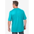 thumbnail image 4 of KingSize Men's Big & Tall Shrink-Less Lightweight Pocket Crewneck T-Shirt, 4 of 6