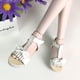 thumbnail image 2 of Blancos Ther Sandalias de Bowknot para Accesorio de Ropa de Muñeca de 1/3, 2 of 9