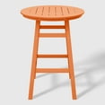 thumbnail image 7 of WestinTrends Outdoor 42" Height HDPE Patio Round Bar Table, Orange, 7 of 7