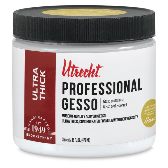 Utrecht Professional Acrylic Gesso - 16 oz