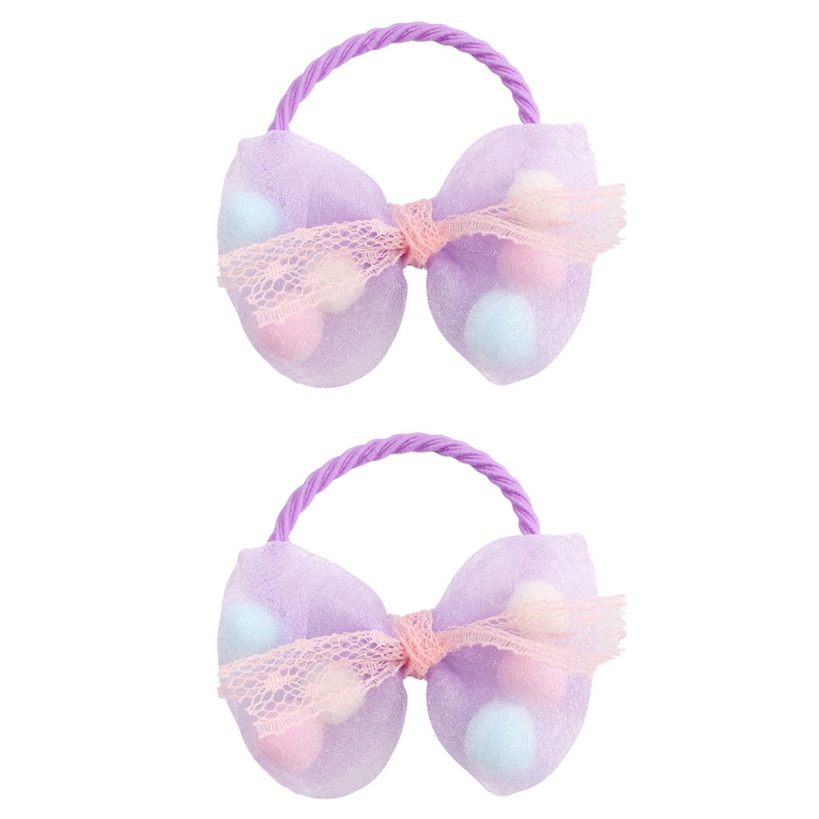 NKOOGH Hair Barrettes for Girls Girl Hair Bows Hair Circle Fully Lined