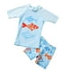 thumbnail image 4 of Traje de baño de 2 piezas para mujer, trajes de baño para mujer, bañador de moda para bebés y niños pequeños con estampado de dinosaurios, gorro de natación, conjunto de traje de baño para niña, 4 of 4