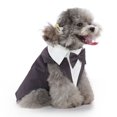 thumbnail image 4 of Camisa De Boda Para Perros, Ropa Formal Para Perros, Ligera, Fácil De Poner Y Quitar, Traje De Pajarita De Poliéster Para Ocasiones Especiales Para Perros ANGGREK No, 4 of 7