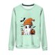 thumbnail image 4 of Heisall Womens Hoodies Halloween-themed Sparkling Print Round Neck Long Sleeve Fleece-lined Casual Sporty Fashion Sweatshirts, 4 of 9