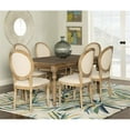 thumbnail image 2 of Riverbay Furniture 19" Oval Back Wood Dining Chairs in Beige (Set of 2), 2 of 9