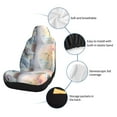 thumbnail image 6 of Salouo The Cat Looks in the Mirror Pattern Car Seat Covers,Universal Car Seat Protectors Easy to Install Car Cover Car Accessories Auto/rucks/Van/SUV-1, 6 of 9
