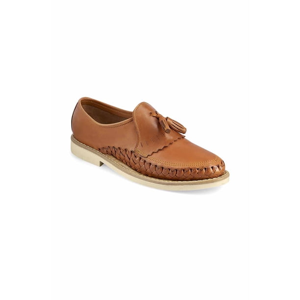 Zapato Artesanal De Piel Color Camel Mundo Terra 030315