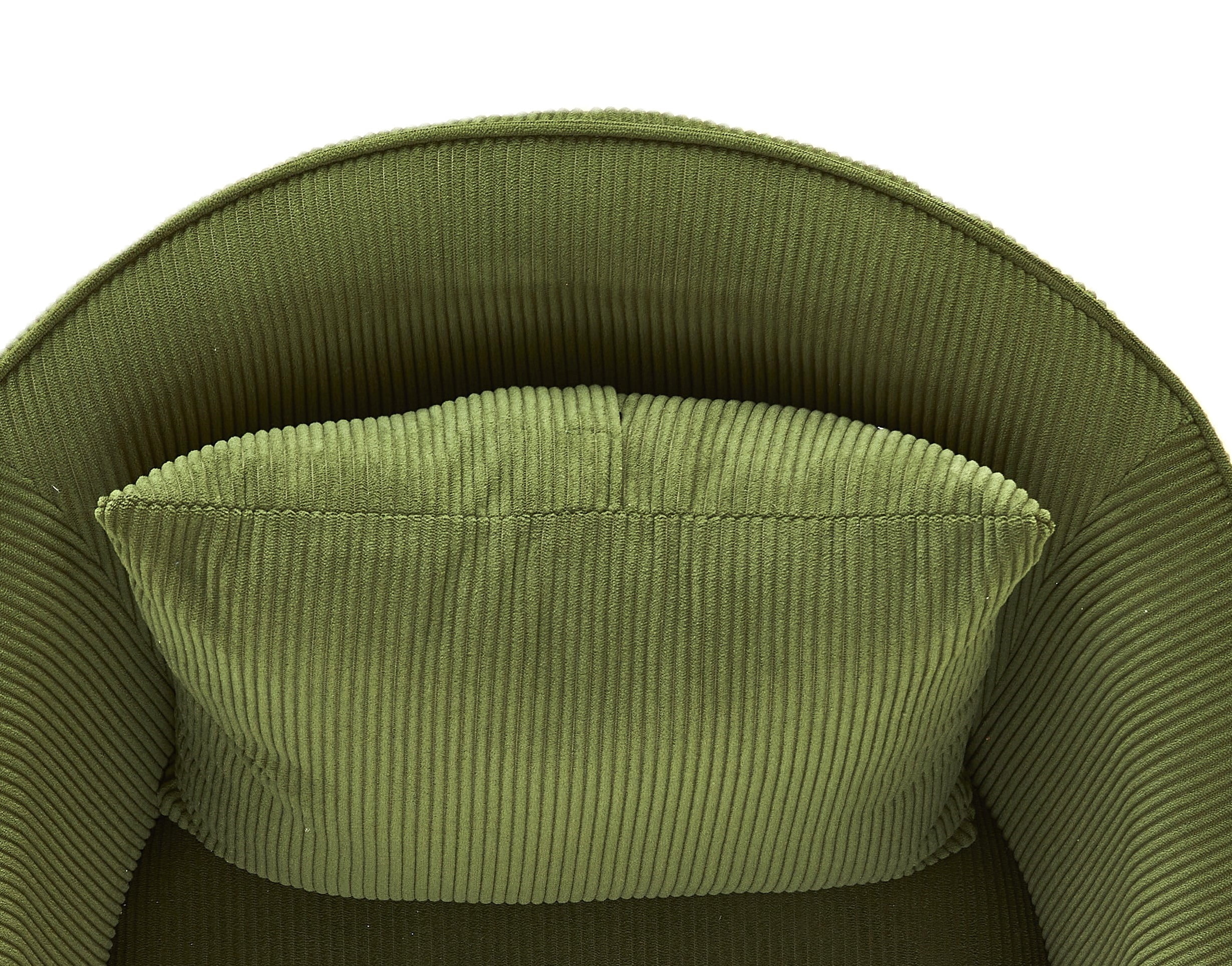 US Pride Furniture Modern Channel Corduroy Velvet Accent Chair with Black Metal Legs Luxurious Design and Comfortable Seating Ideal for Living Room Bedroom or Office Green