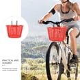 thumbnail image 5 of COOPHYA Dark Red Front Bike Basket for Mountain Bikes, Plastic, Quick Release, Wear-Resistant Design, 5 of 8