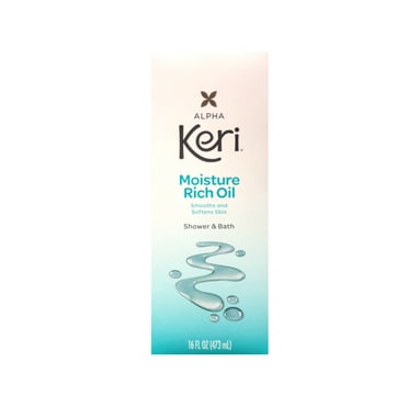 Keri Shower & Bath Moisture Rich Oil, Delicate, 16 Fl Oz C6