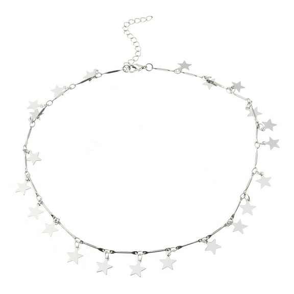 WHAMVOX  Women Stainless Steel Necklace Simple Design Women's