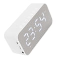 thumbnail image 3 of Speaker, Stereo Sound, Noise Cancelling, Temperature Display, Voice Broadcast, FM Radio, Mirror Alarm Clock with AUX Mode, Memory Card Mode, 3 of 7
