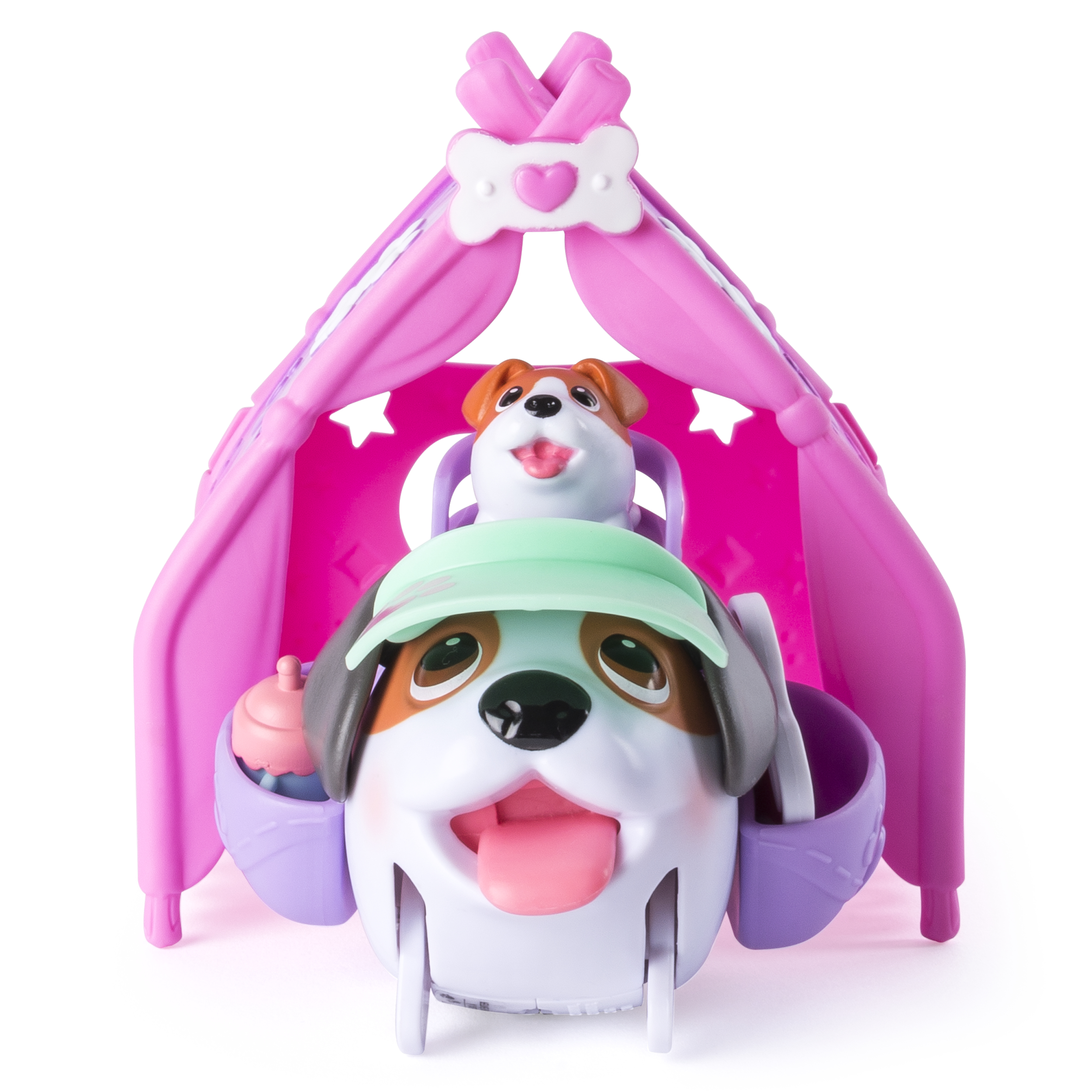 Chubby Puppies & Friends - Camping Pups - Tent Playset - Beagle - image 5 of 7