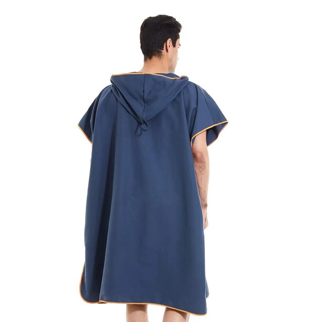 Surf Poncho Towel Poncho Quick-Dry Towel Hoodie Microfiber Beach Robe Changing Poncho Swim Towel Beach Poncho For Adults HOEMLIN