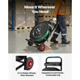 thumbnail image 3 of VEVOR Banding Strapping Cart, Fit for PET/PP/Polyester Strapping Coils with 8 or 16 in Core Size, Heavy Duty Strapping Dispenser Equipped with Upgrade Brake System, Built-in Spacious Tray for Tools, 3 of 9