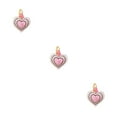 thumbnail image 2 of Langgg Keyring Keyholder DIY Small Decorative Purse Pendent Multipurpose Sweet Gift Workmanship Bag Decor Heart Keychain Pink 3Set, 2 of 6