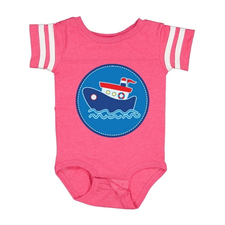 

Inktastic Tug Boat Nautical Sea Gift Baby Boy or Baby Girl Bodysuit