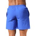 thumbnail image 2 of Aayomet Men Swim Trunks Parents Men's Summer Pants Printed Pants Clothing Beach Board Father Outfit Shorts Family Men's Board Shorts,Blue XL, 2 of 5