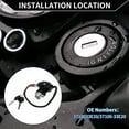 thumbnail image 3 of Unique Bargains Ignition Key Switch Ignition Switch Lock Set No.3710033E20 for Suzuki GSXR600 2004-2005 2008-2015 (NOT fit for GSXR600 2006/2007) 1 Set, 3 of 6