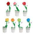 thumbnail image 5 of Plush Rose Flower Bendable Stems Colorful Stuffed Rose Flower Toy Durable Roses Plush Bouquet Toy Rose Soft Flower Toys Gift for Kids Baby Girl Toddlers Valentines Day 12", 5 of 5