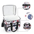 thumbnail image 6 of FORMRS Insulated Cooler Bag 24 Cans Capacity Soft Leakproof Lunch Box with Side Pockets, Cartoon American Football Helmets, 6 of 7