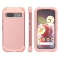 thumbnail image 6 of ELEHOLD Rugged Case for Google Pixel 8A Hard PC Soft Silicone Hybrid Shockproof Scratch-Resistant Anti-Fingerprint Slim Thin Case For Google Pixel 8A,Rosegold, 6 of 7