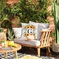thumbnail image 3 of Monogram Letter G Summer Sunflower Throw Pillow Covers 18x18 Inch, Floral Bee Pillows Covers Decorative Family Last Name Initial Throw Pillowcase Decor for Couch Sofa, 3 of 6