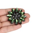 thumbnail image 4 of Clothing Accessories,  Glass Applique 2PCS Colorful Exquisite Workmanship  For Amateurs For Professional Designers Red,AB Color,Yellow,Light Blue,Light Green,Peacock Blue,Dark, 4 of 8