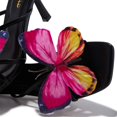 thumbnail image 2 of XYD Women Open Square Toe Colorful Butterfly Slide Sandals Slip on Mid Thin Heel Mules Chic Summer Beach Shoes Size 7 Black, 2 of 4