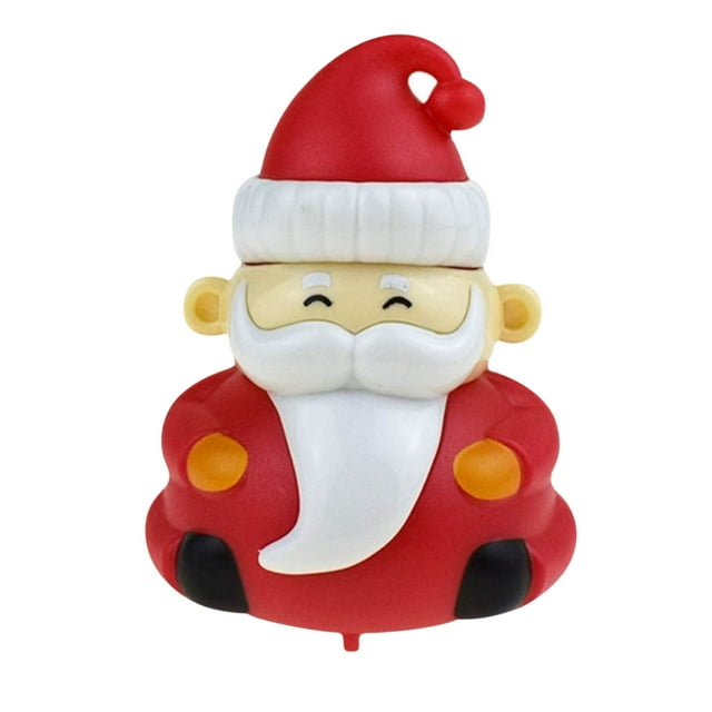 Mini Christmas Tree Toy Car with Anti-Slip Wheels, Push-and-Go Design for Holiday Decor or Kids' Play