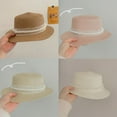 thumbnail image 3 of Fairy Hat Children‘s Pearl Lace Fairy Floating Sunshade Straw Hat, 3 of 6