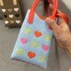 thumbnail image 1 of Bolso para móvil, bolso de punto, bolso de mano de gran capacidad, bolso bandolera para estudiantes, bolso de lana, 1 of 6