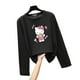 thumbnail image 2 of Hello Kitty nuevo estampado camiseta holgada de manga larga para niños suéter deportivo informal de longitud media Top de moda para Niña de primavera, 2 of 5