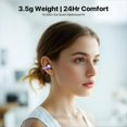 thumbnail image 3 of Auriculares Bluetooth con Traducción en Tiempo Real y Traductor de IA, 144 Idiomas, Diseño de Clip Abierto para Viajes, Negocios y Más A, 3 of 5