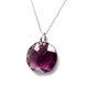 thumbnail image 3 of Collar Zvezda Classic color Amethyst plata .925 Zvezda ZCO-CLAS14-AME, 3 of 4